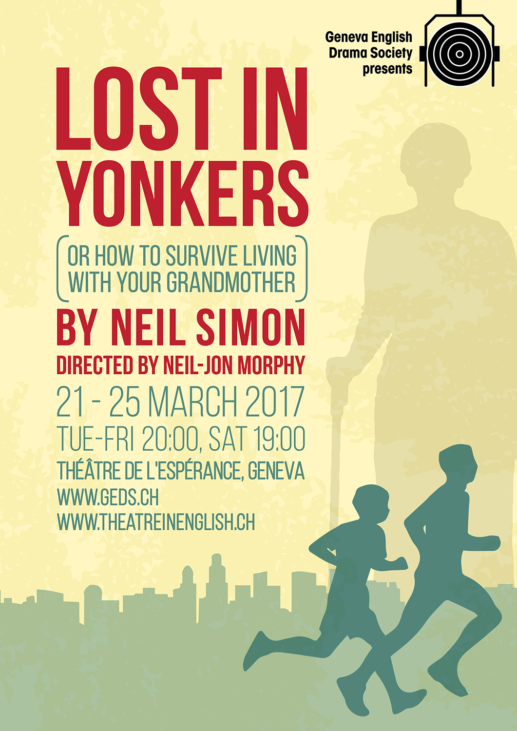 Poster Design by Coleen Designs for Geneva English Drama Society | Design #13313701