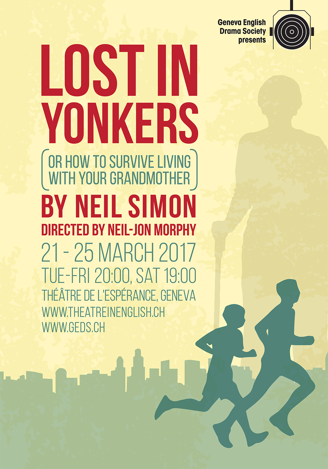 Poster Design by Coleen Designs for Geneva English Drama Society | Design #13361419