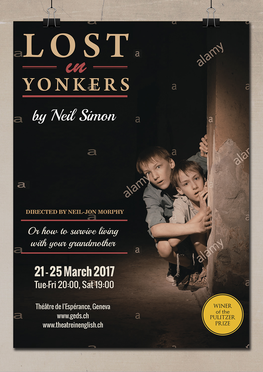 Diseño de Póster por alex989 para Geneva English Drama Society | Diseño #13042745