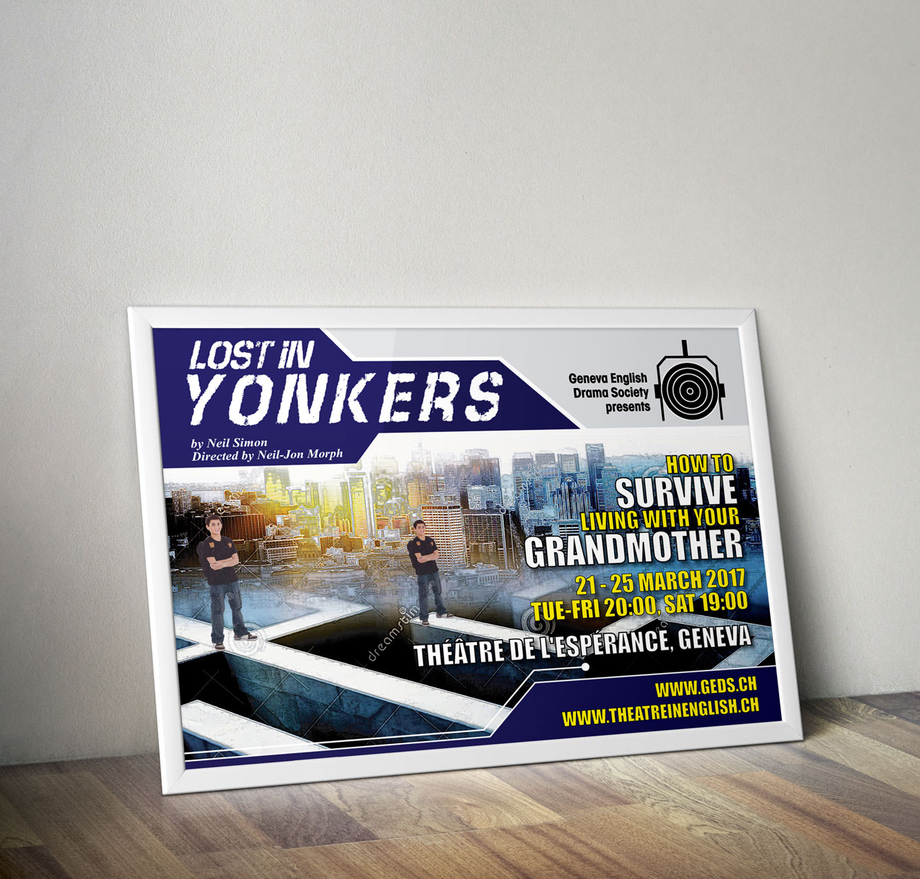 Poster Design by Impressive Solutions for Geneva English Drama Society | Design #13061461