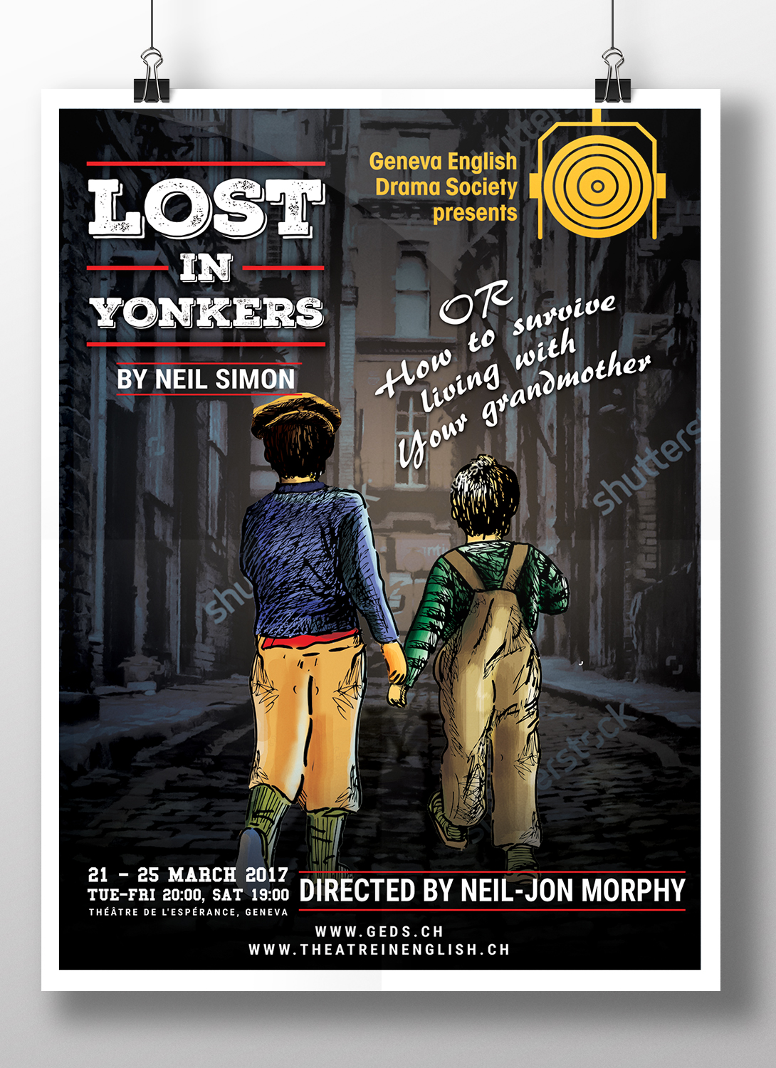 Poster Design by SAI DESIGNS for Geneva English Drama Society | Design #13027060