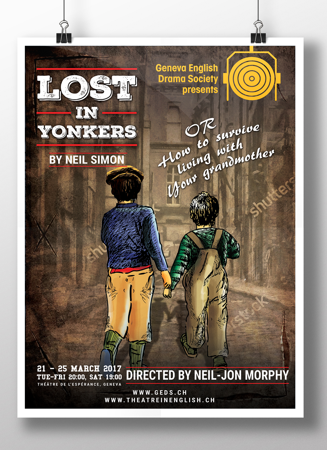 Poster Design by SAI DESIGNS for Geneva English Drama Society | Design #13027061