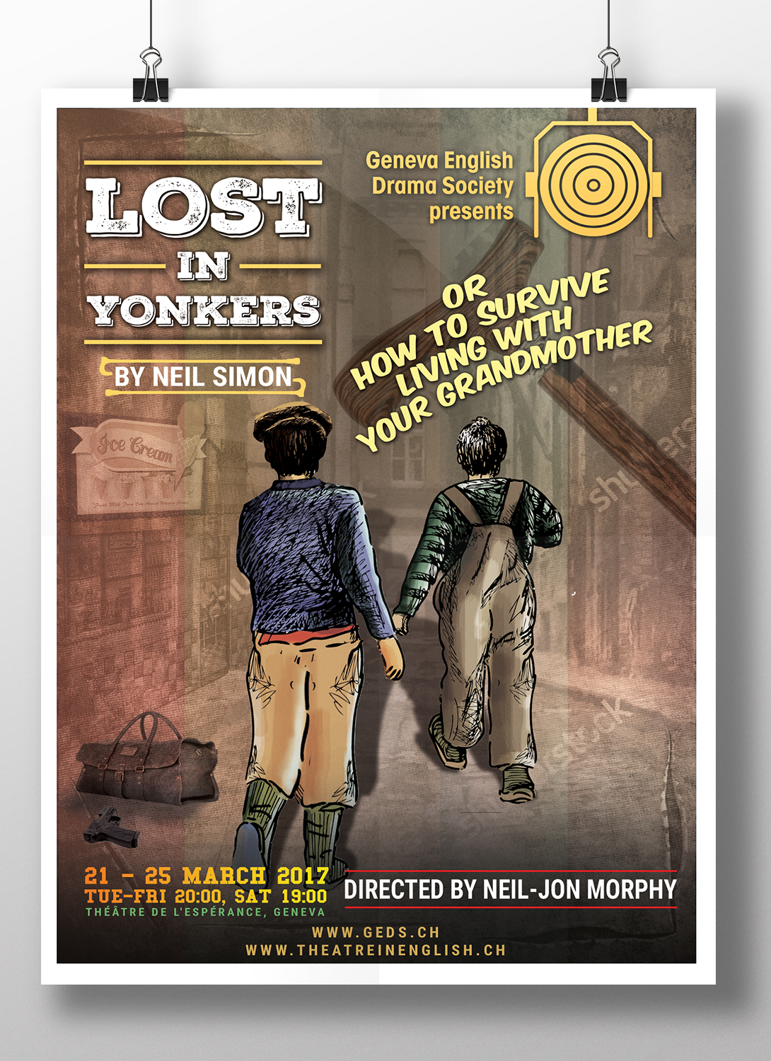 Poster Design by SAI DESIGNS for Geneva English Drama Society | Design #13110045