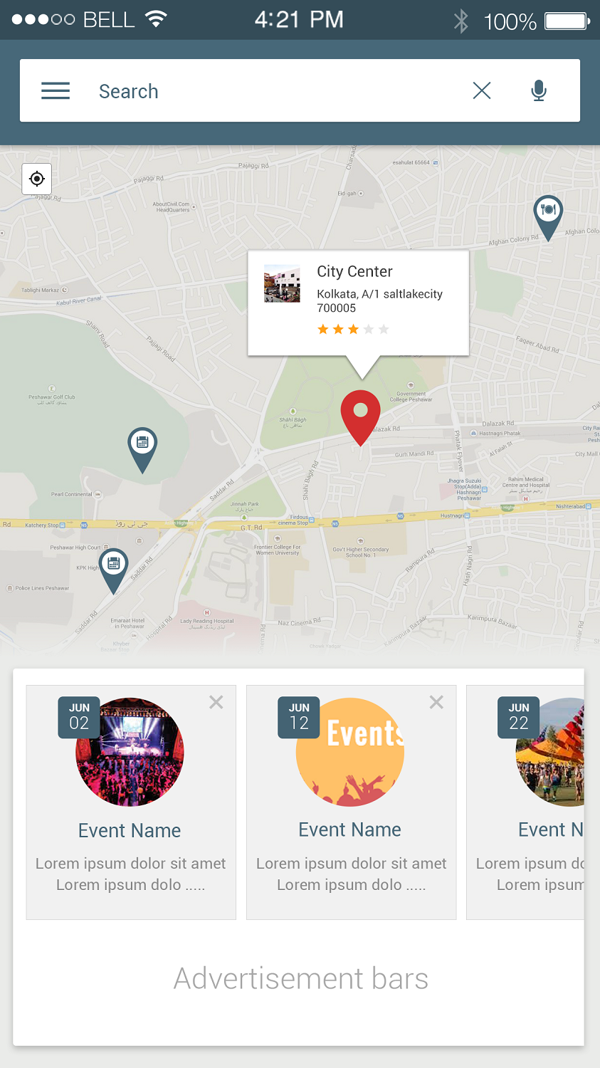 App Design by Pram Shaw for Skywave Studios | Design #13300218