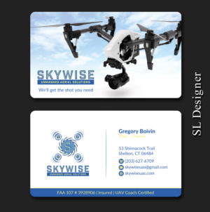 Visitenkarten-Design von SL Designer für SkyWise UAS | Design: #12968850