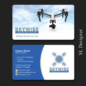 Visitenkarten-Design von SL Designer für SkyWise UAS | Design: #12969089