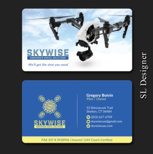 Visitenkarten-Design von SL Designer für SkyWise UAS | Design: #12974638