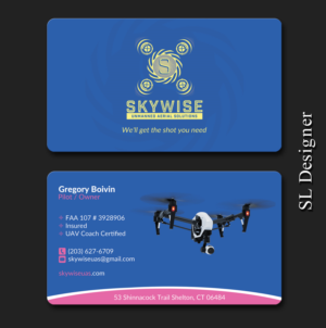 Visitenkarten-Design von SL Designer für SkyWise UAS | Design: #12974685