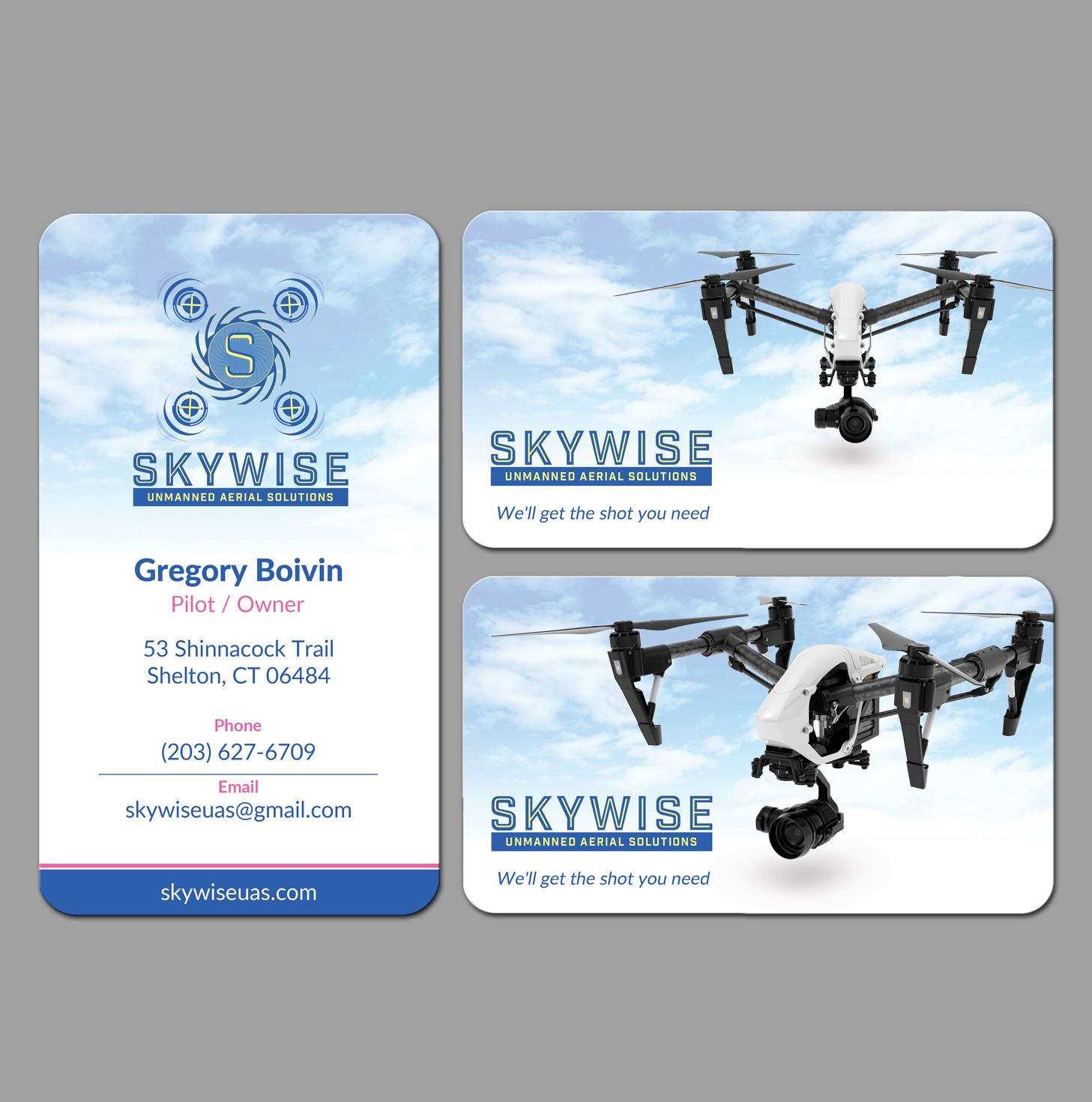 Visitenkarten-Design von SL Designer für SkyWise UAS | Design #12974721