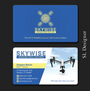 Visitenkarten-Design von SL Designer für SkyWise UAS | Design: #12979387