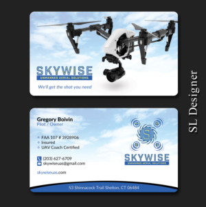 Visitenkarten-Design von SL Designer für SkyWise UAS | Design: #12989971