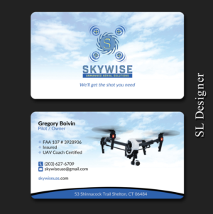 Visitenkarten-Design von SL Designer für SkyWise UAS | Design: #12989972
