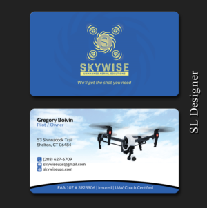 Visitenkarten-Design von SL Designer für SkyWise UAS | Design: #12993304