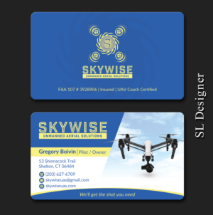 Visitenkarten-Design von SL Designer für SkyWise UAS | Design: #12996664