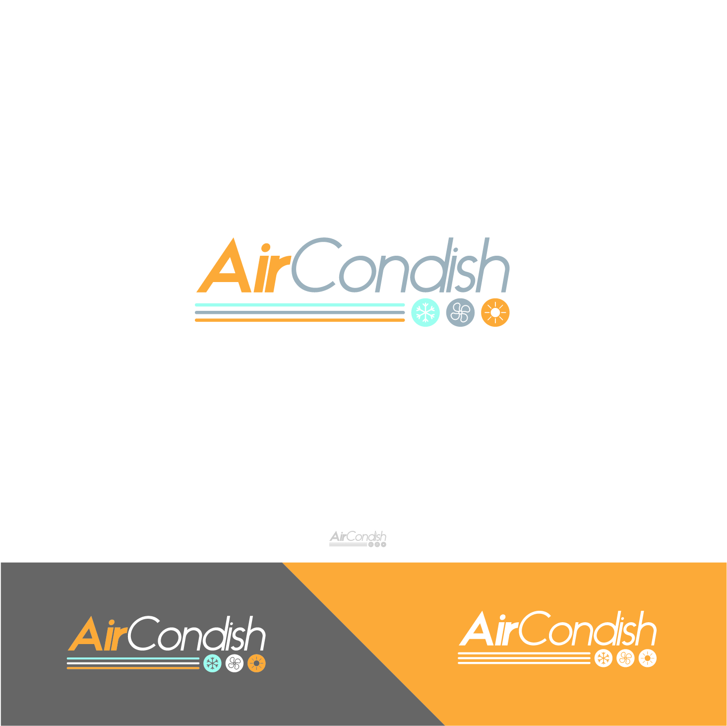 Logo Design by abc. for Air Condish | Design #13547200