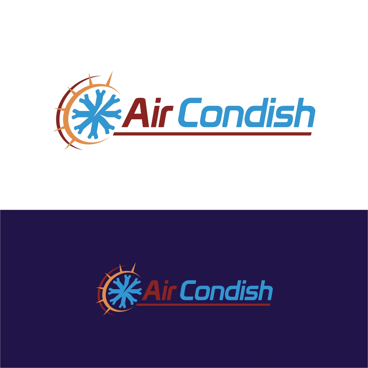Logo Design by webeezine for Air Condish | Design #13572246