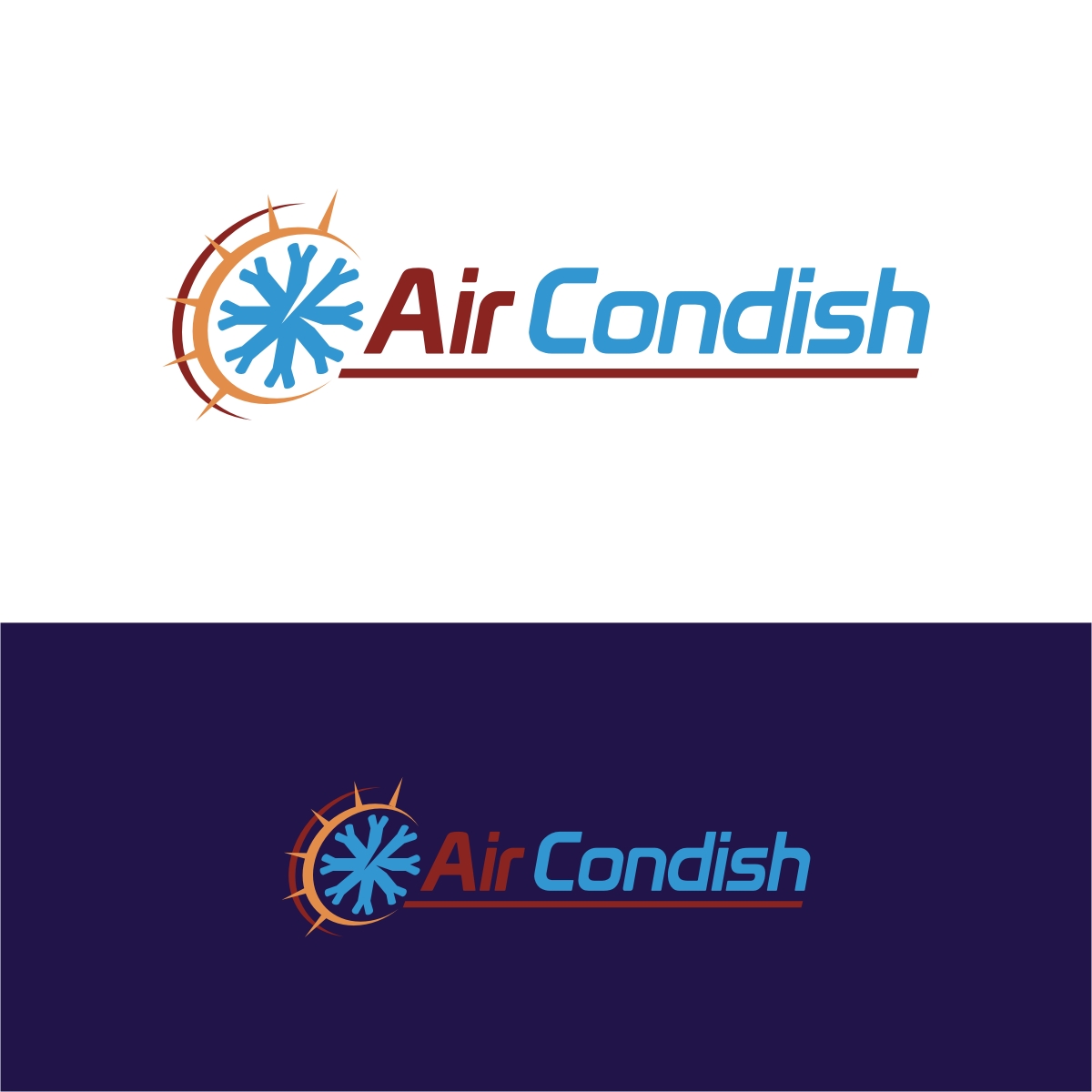Logo Design by webeezine for Air Condish | Design #13572247