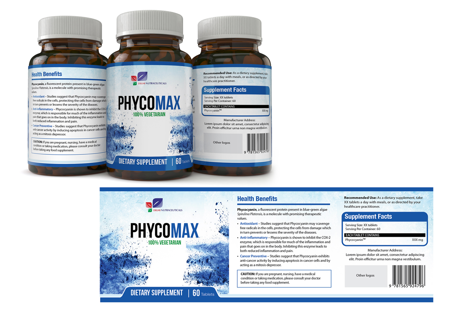 Etikett-Design von Ignited Design Studio für Delhi Nutraceuticals | Design #13068469