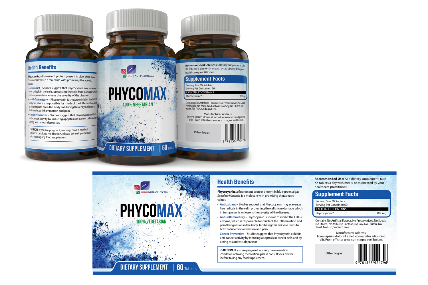 Label Design by Ignited Design Studio for Delhi Nutraceuticals | Design #13078574