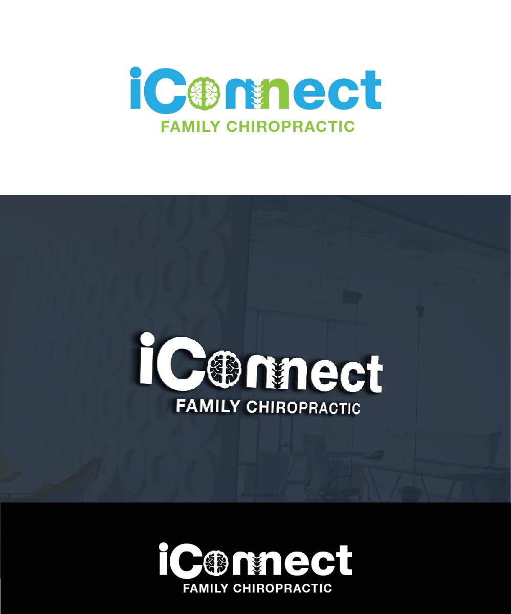 Logo Design by joliau for iConnect Family Chiropractic | Design #12982193