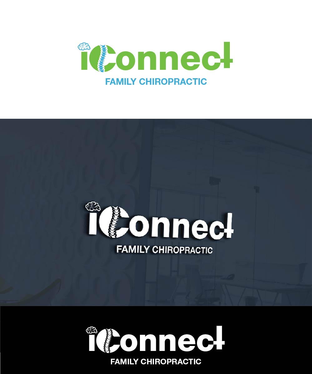 Logo Design by joliau for iConnect Family Chiropractic | Design #12982194