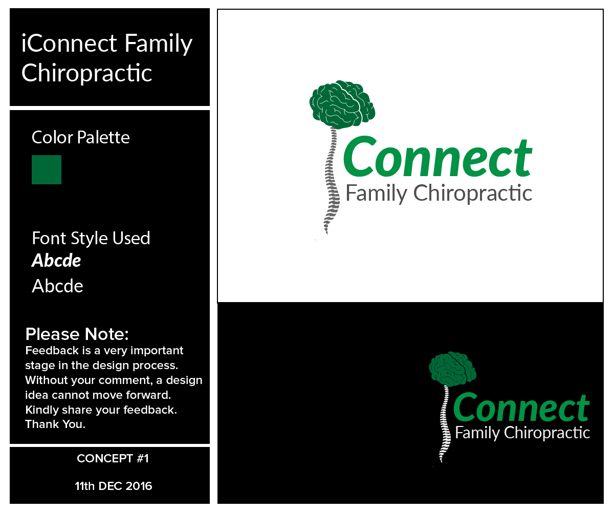 Logo Design by jerin205 for iConnect Family Chiropractic | Design #12980040