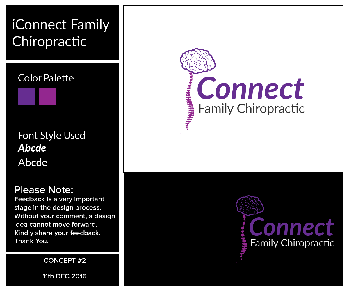 Logo Design by jerin205 for iConnect Family Chiropractic | Design #12980041