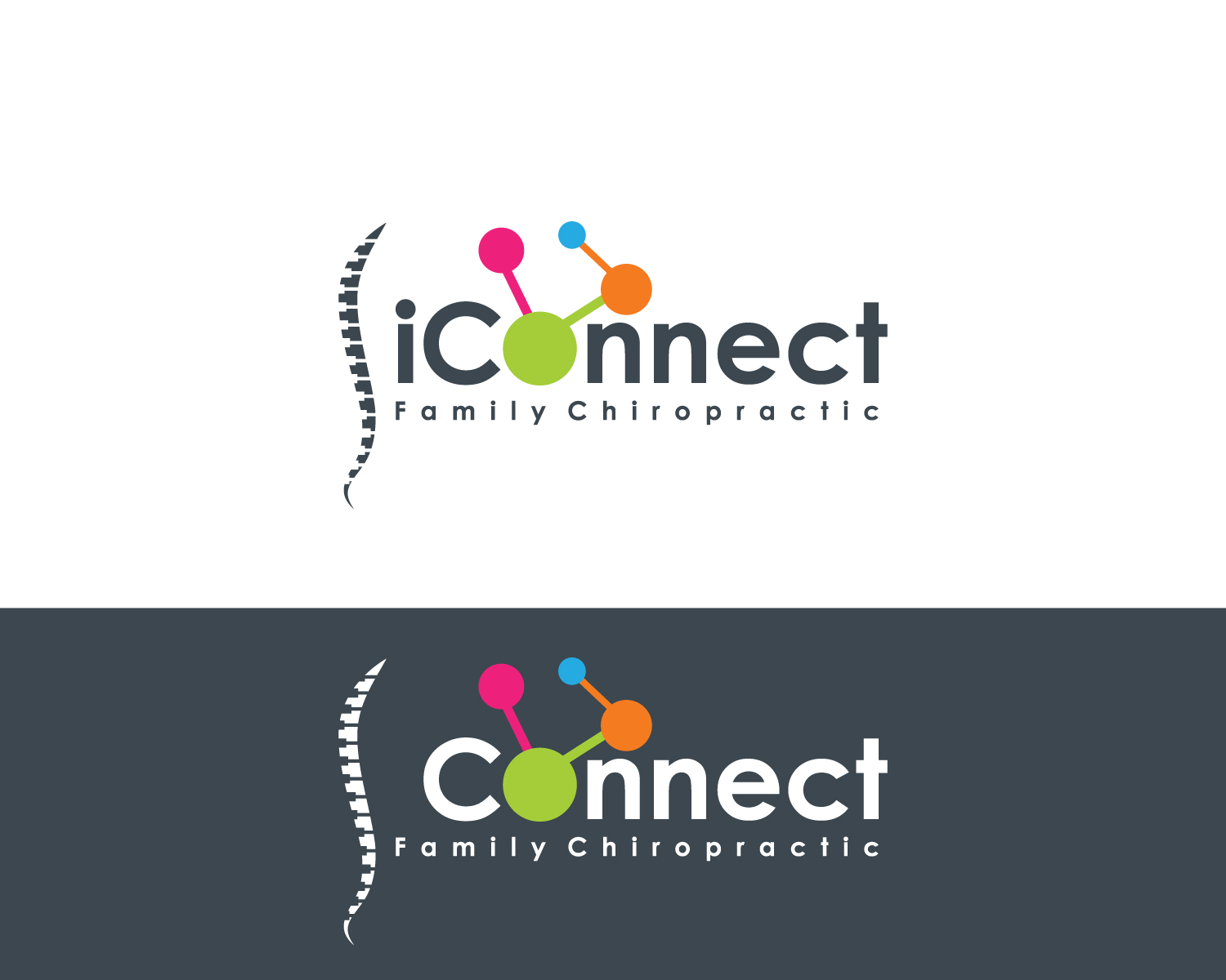 Logo Design by Atec for iConnect Family Chiropractic | Design #12977185