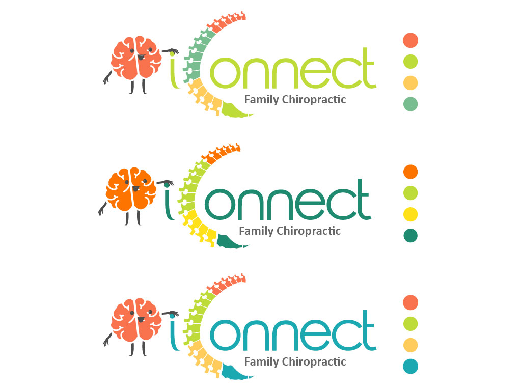 Logo Design by Daniela Abril for iConnect Family Chiropractic | Design #12985173