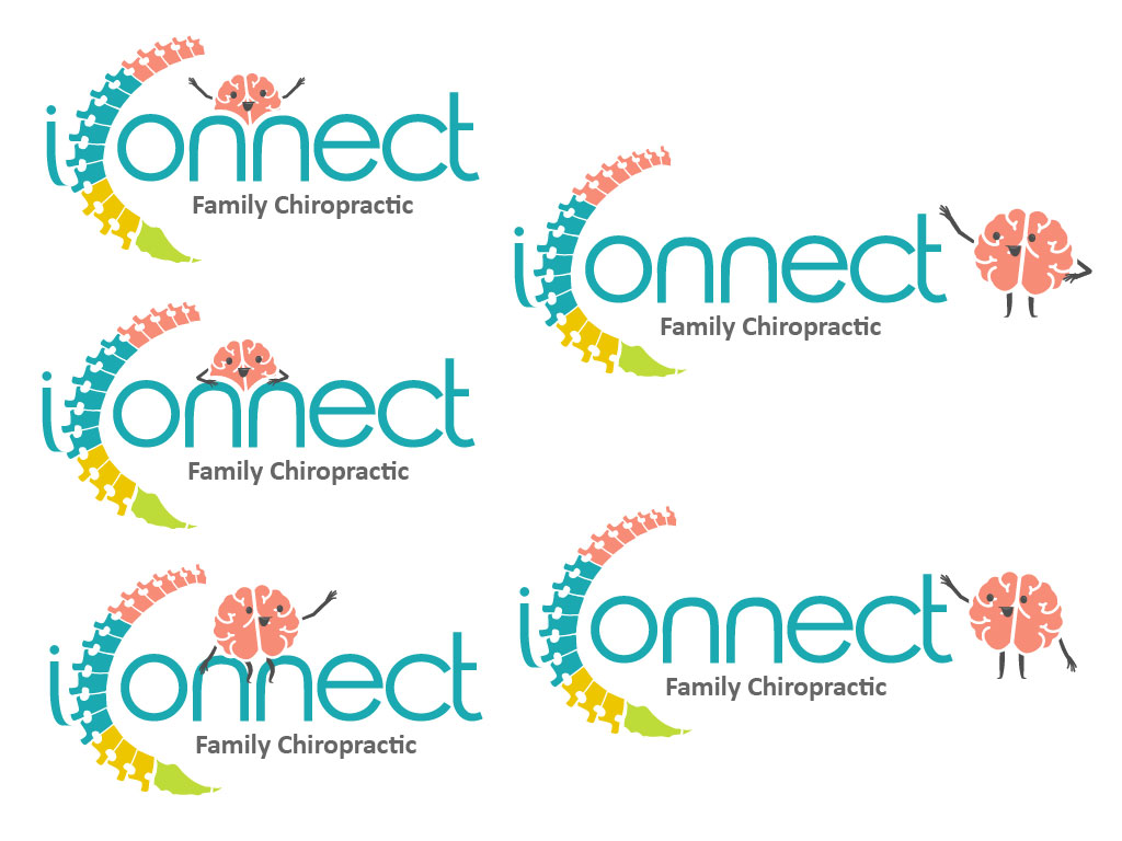 Logo Design by Daniela Abril for iConnect Family Chiropractic | Design #13002607