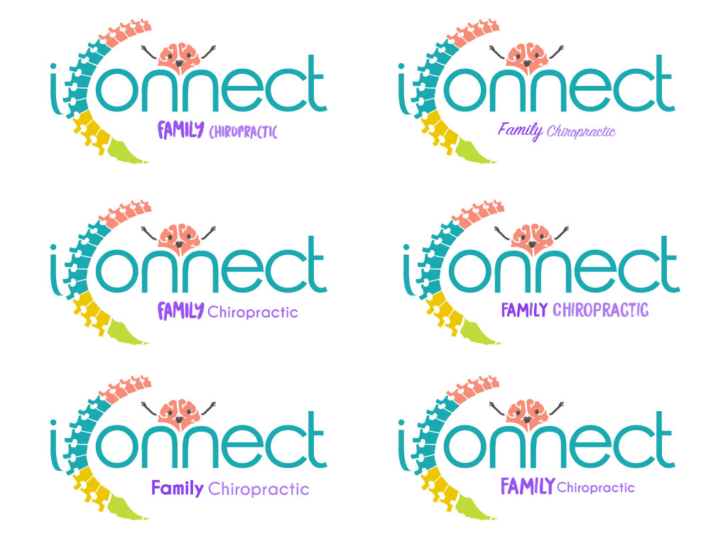 Logo Design by Daniela Abril for iConnect Family Chiropractic | Design #13009431