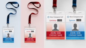 Conference Oversize Name Badge | Diseño Gráfico por Tejas_G