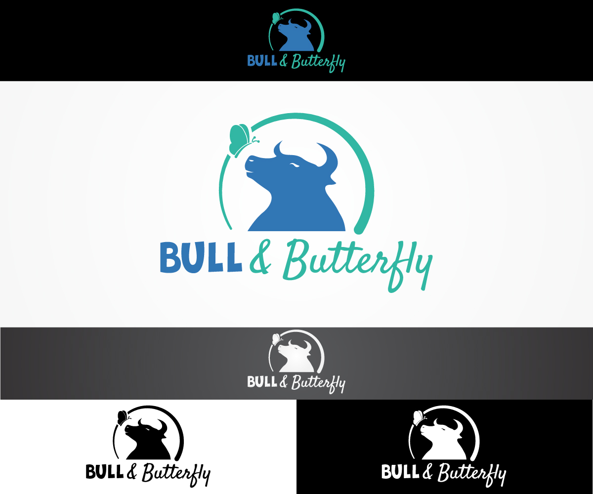 Logo Design by sangeloenriquez for Bull & Butterfly Home Decor | Design #12991691