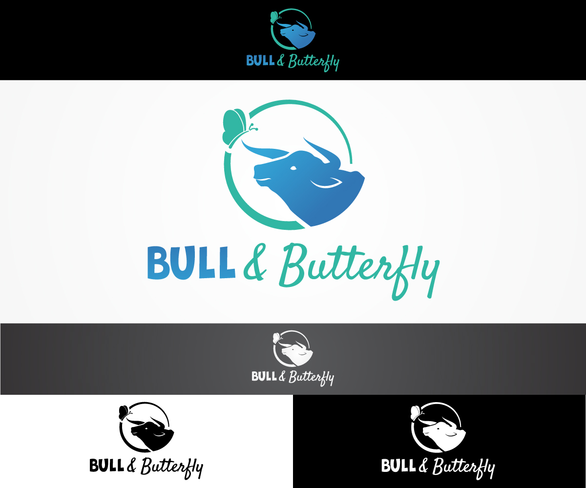 Logo Design by sangeloenriquez for Bull & Butterfly Home Decor | Design #13004005