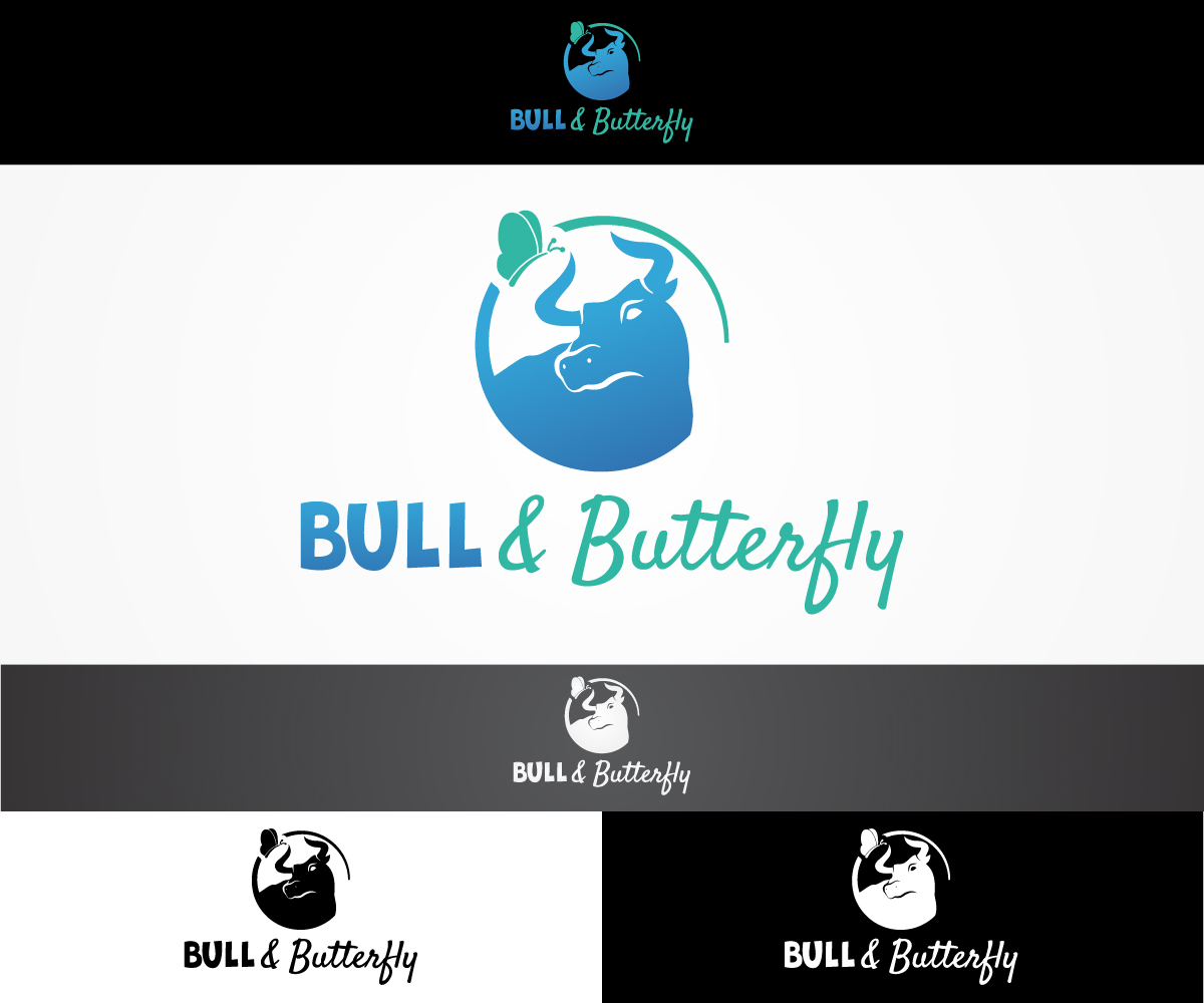 Logo Design by sangeloenriquez for Bull & Butterfly Home Decor | Design #13015371