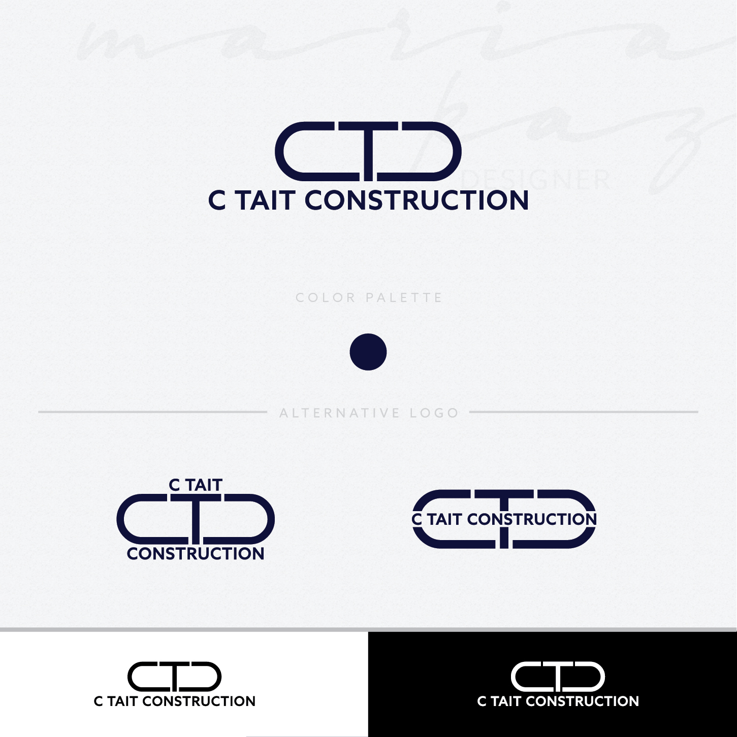 Logo Design by maria-kaz for C Tait construction ltd | Design #13016683