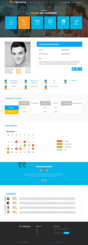 Diseño Web por MOATAZ AZAB para este proyecto | Diseño: #12984897