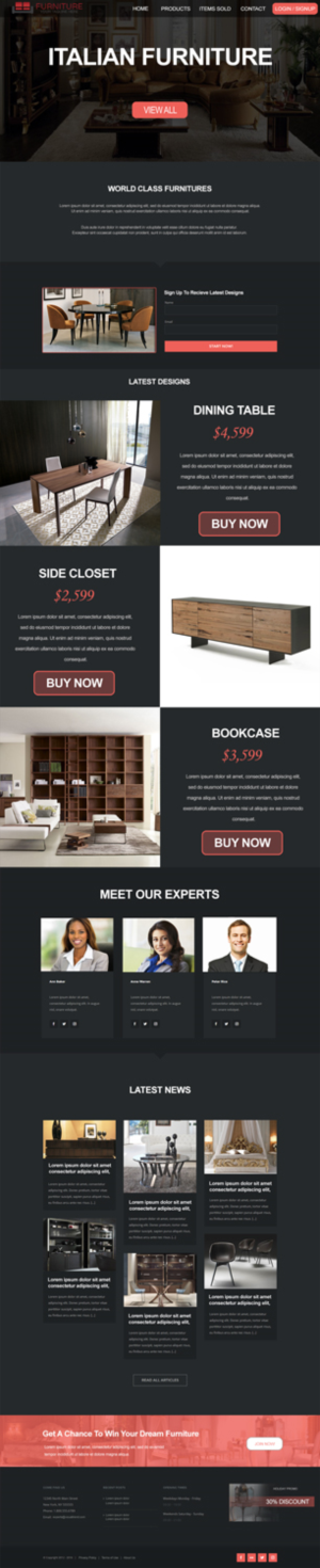 Web Design by ForeverNewbie for this project | Design #12997231