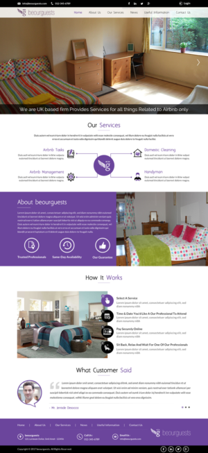 Cleaning Company and Airbnb Tasks | Web Design by Sbss