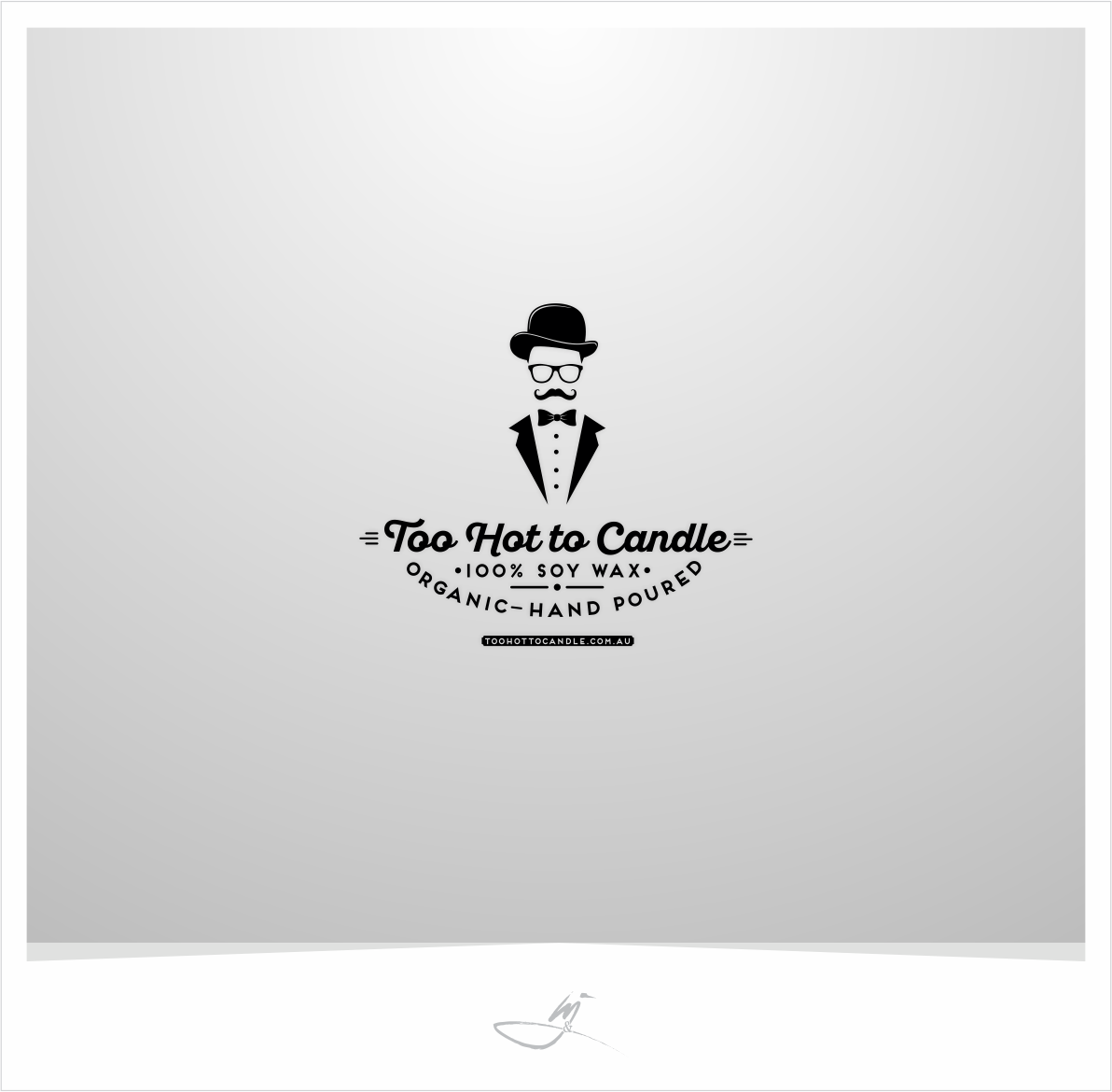 Logo Design by Mimi &amp; Max for Too Hot To Candle | Design #13031750