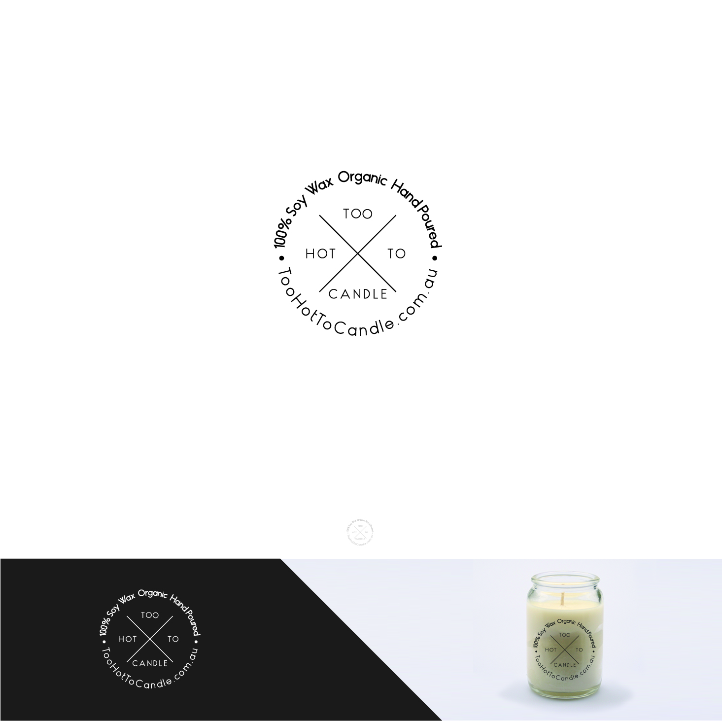 Logo Design by abc. for Too Hot To Candle | Design #13017594