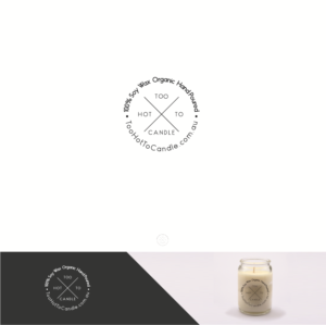 Logo Design by Jamie Designs for Too Hot To Candle | Design #13017594