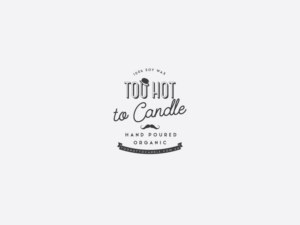 Logo Design by mldtrvs for Too Hot To Candle | Design: #13077766