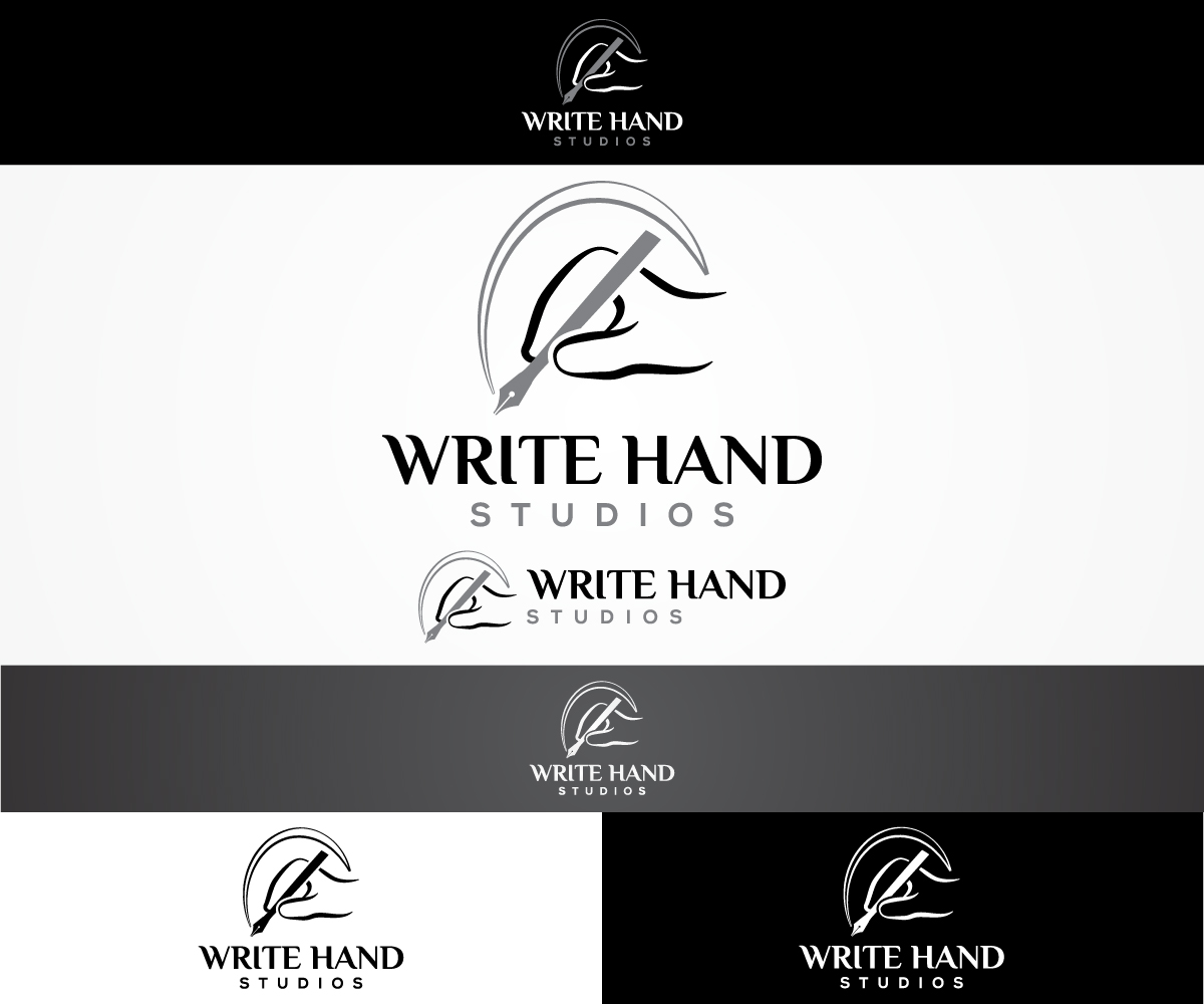 Logo Design by sangeloenriquez for Write Hand Studios | Design #12985985