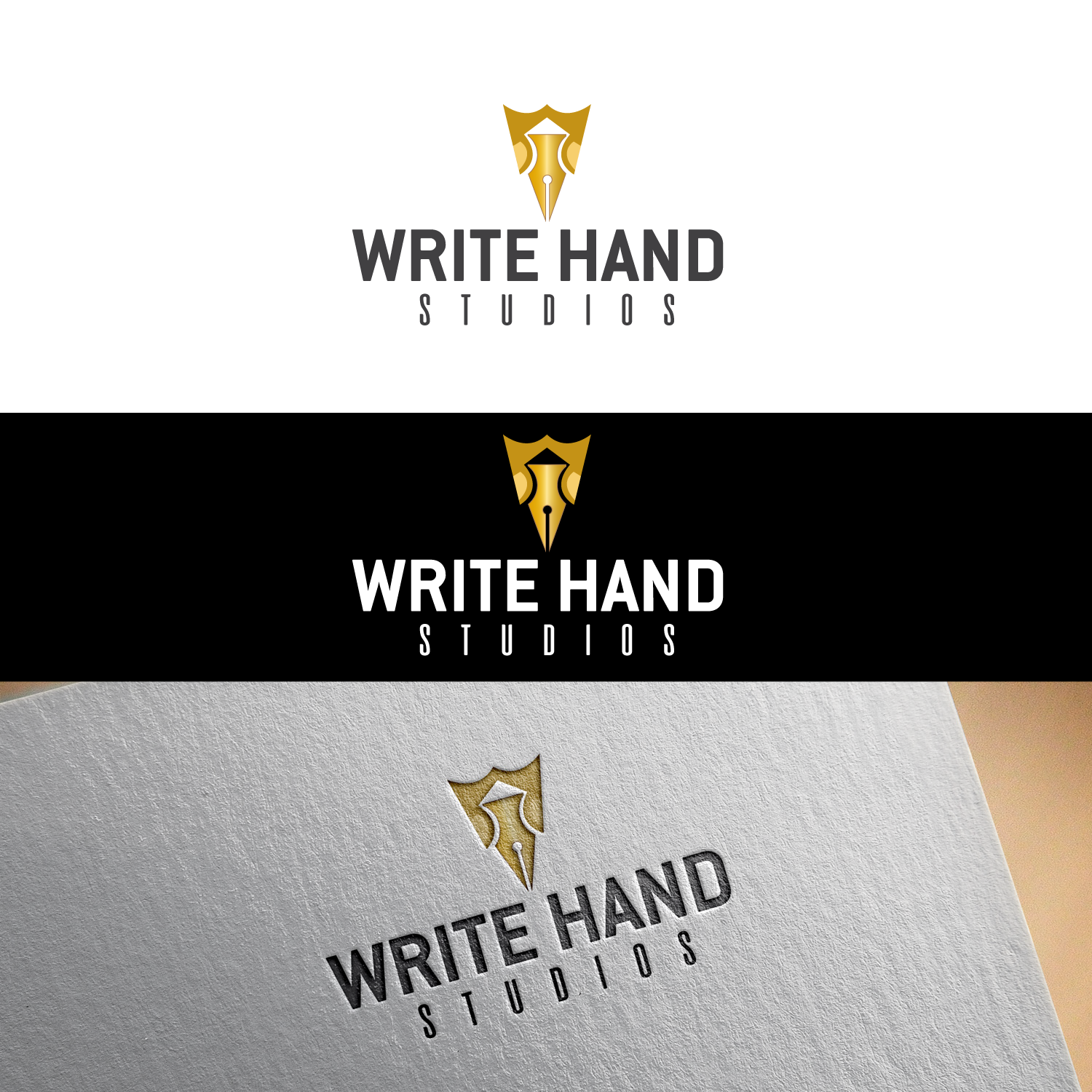 Diseño de Logo por wdishan fernando para Write Hand Studios | Diseño #12984945