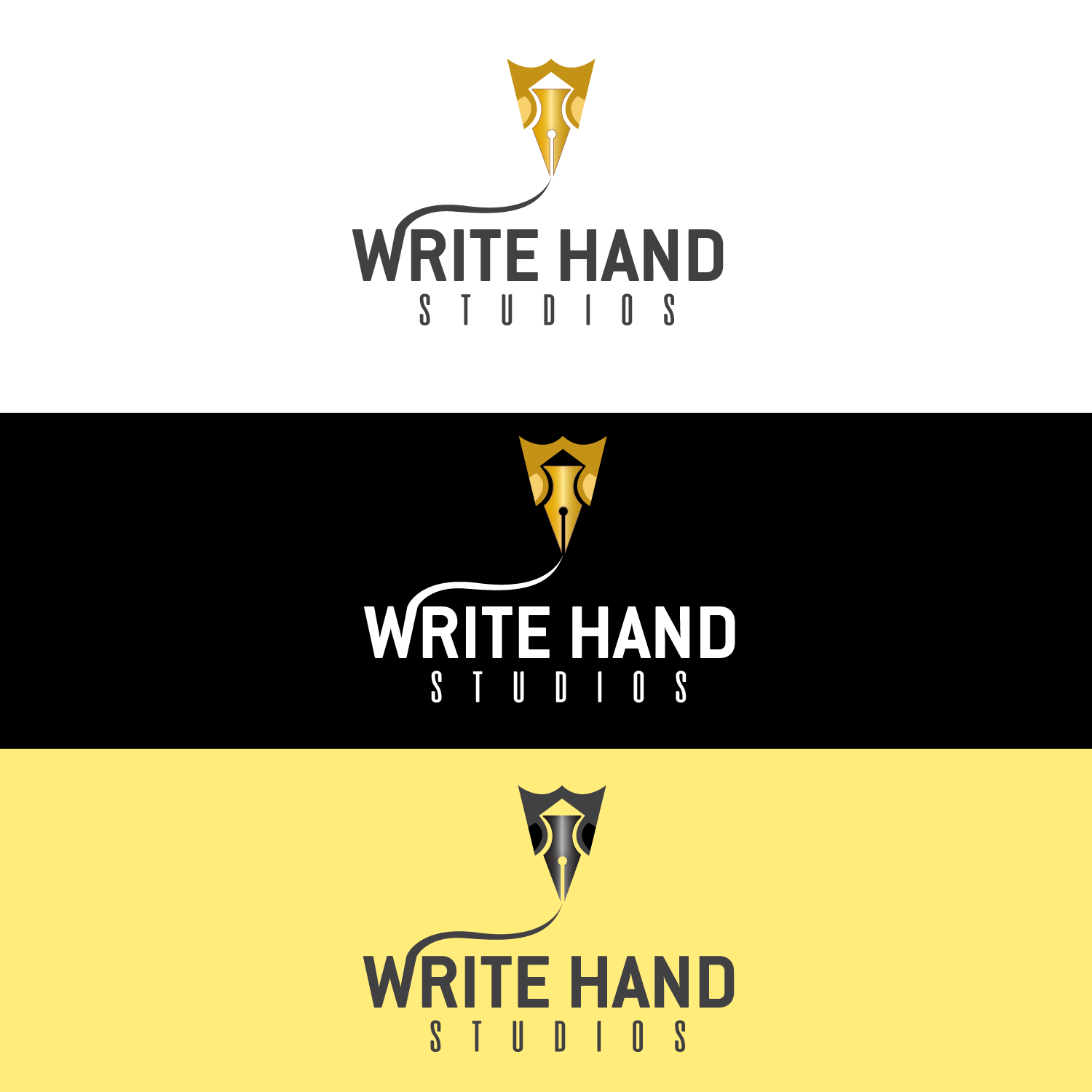 Logo Design by wdishan fernando for Write Hand Studios | Design #12987584