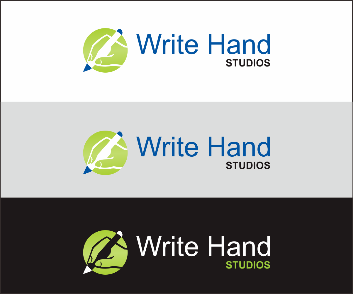 Logo Design by Al - Ghazalie for Write Hand Studios | Design #12994456