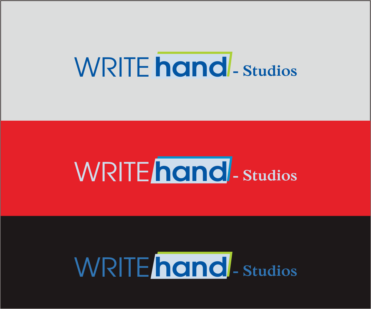 Logo Design by Al - Ghazalie for Write Hand Studios | Design #12994458
