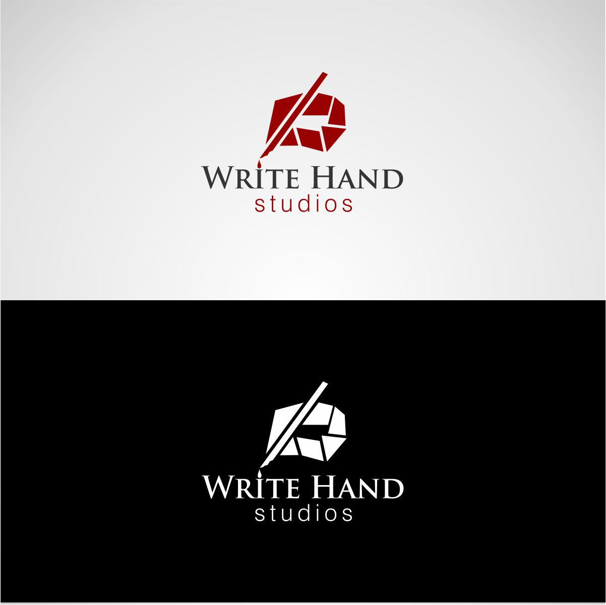 Logo Design by FlorinMH for Write Hand Studios | Design #12985769