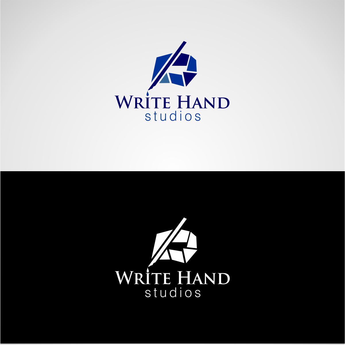 Logo Design by FlorinMH for Write Hand Studios | Design #12985770